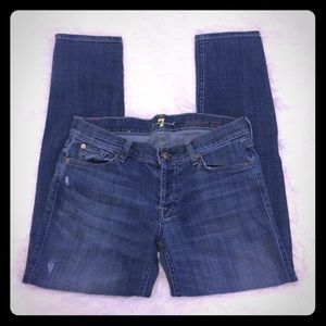 7 For All Mankind Josefina Skinny Boyfriend Jeans